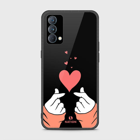 Realme GT Master Cover- Onation Heart Series - HQ Ultra Shine Premium Infinity Glass Soft Silicon Borders Case