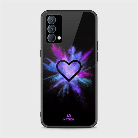 Realme GT Master Cover- Onation Heart Series - HQ Ultra Shine Premium Infinity Glass Soft Silicon Borders Case