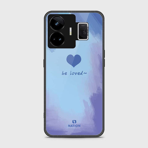 Realme GT3 Cover- Onation Heart Series - HQ Ultra Shine Premium Infinity Glass Soft Silicon Borders Case