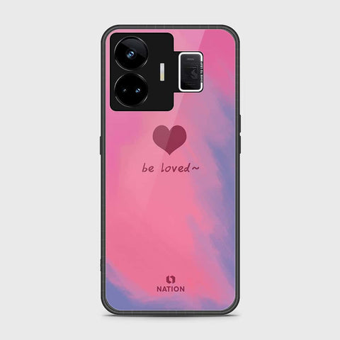 Realme GT3 Cover- Onation Heart Series - HQ Ultra Shine Premium Infinity Glass Soft Silicon Borders Case