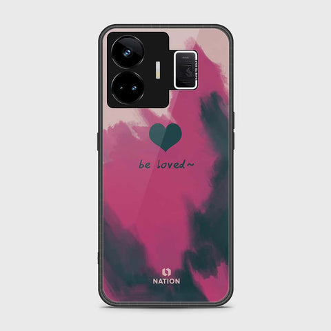 Realme GT3 Cover- Onation Heart Series - HQ Ultra Shine Premium Infinity Glass Soft Silicon Borders Case