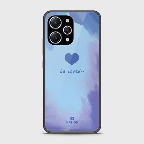 Xiaomi Redmi 12 4G Cover- Onation Heart Series - HQ Ultra Shine Premium Infinity Glass Soft Silicon Borders Case