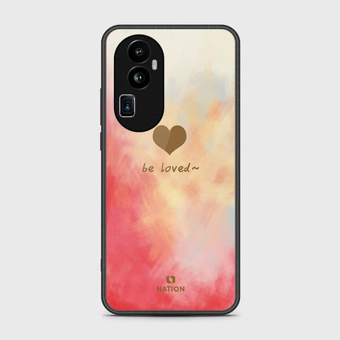 Oppo Reno 10 Pro Plus Cover- Onation Heart Series - HQ Ultra Shine Premium Infinity Glass Soft Silicon Borders Case