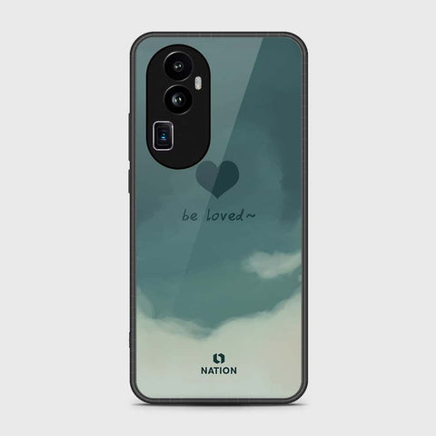 Oppo Reno 10 Pro Plus Cover- Onation Heart Series - HQ Ultra Shine Premium Infinity Glass Soft Silicon Borders Case