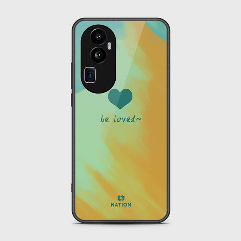 Oppo Reno 10 Pro Plus Cover- Onation Heart Series - HQ Ultra Shine Premium Infinity Glass Soft Silicon Borders Case