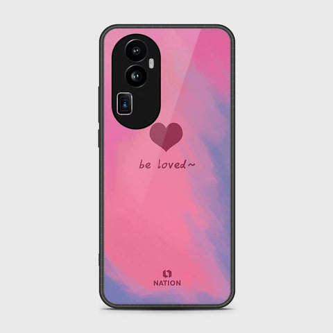 Oppo Reno 10 Pro Plus Cover- Onation Heart Series - HQ Ultra Shine Premium Infinity Glass Soft Silicon Borders Case