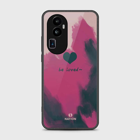 Oppo Reno 10 Pro Plus Cover- Onation Heart Series - HQ Ultra Shine Premium Infinity Glass Soft Silicon Borders Case