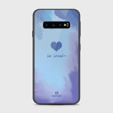 Samsung Galaxy S10 5G Cover- Onation Heart Series - HQ Ultra Shine Premium Infinity Glass Soft Silicon Borders Case