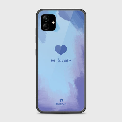 Samsung Galaxy A04e Cover - Onation Heart Series - HQ Ultra Shine Premium Infinity Glass Soft Silicon Borders Case