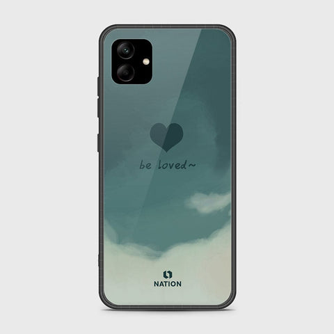 Samsung Galaxy A04e Cover - Onation Heart Series - HQ Ultra Shine Premium Infinity Glass Soft Silicon Borders Case