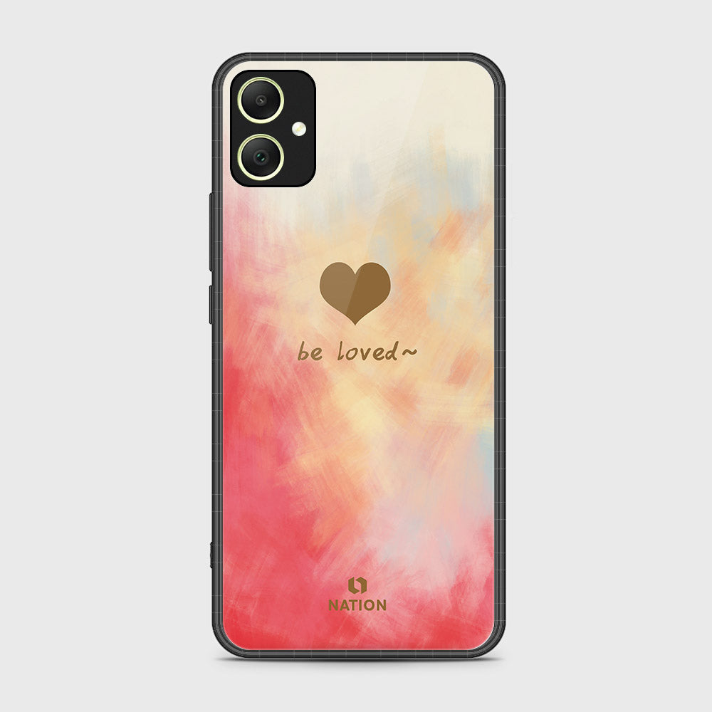 Samsung Galaxy A05 Cover- Onation Heart Series - HQ Ultra Shine Premium Infinity Glass Soft Silicon Borders Case