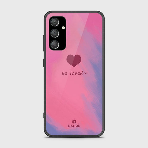 Samsung Galaxy A34 5G Cover- Onation Heart Series - HQ Ultra Shine Premium Infinity Glass Soft Silicon Borders Case