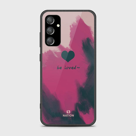 Samsung Galaxy A54 5G Cover- Onation Heart Series - HQ Ultra Shine Premium Infinity Glass Soft Silicon Borders Case