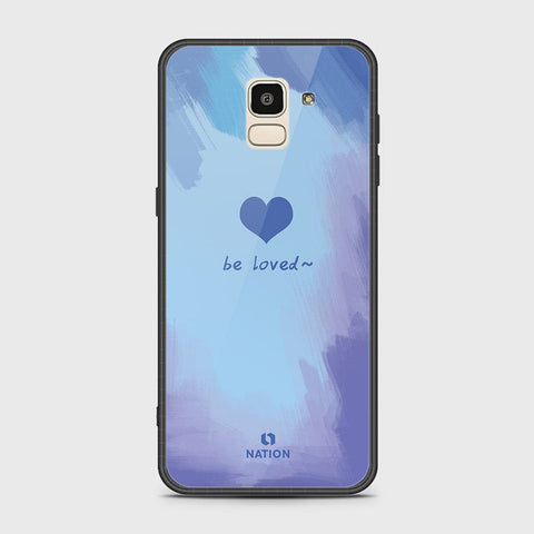 Samsung Galaxy J6 2018 Cover - Onation Heart Series - HQ Ultra Shine Premium Infinity Glass Soft Silicon Borders Case