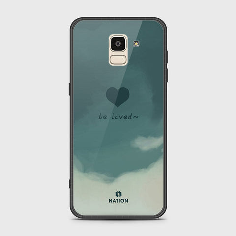 Samsung Galaxy J6 2018 Cover - Onation Heart Series - HQ Ultra Shine Premium Infinity Glass Soft Silicon Borders Case