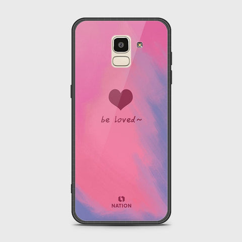 Samsung Galaxy J6 2018 Cover - Onation Heart Series - HQ Ultra Shine Premium Infinity Glass Soft Silicon Borders Case