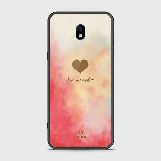 Samsung Galaxy J7 Pro / J7 2017 / J730 Cover - Onation Heart Series - HQ Ultra Shine Premium Infinity Glass Soft Silicon Borders Case