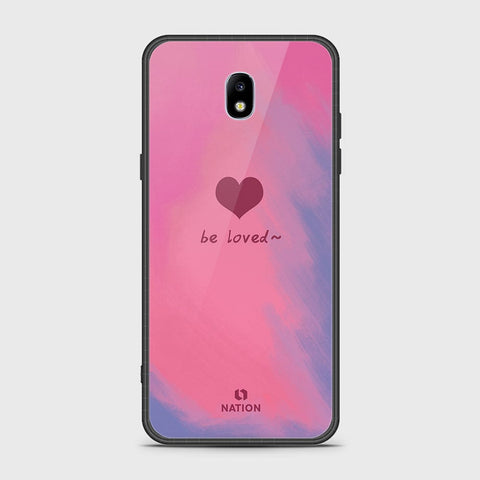 Samsung Galaxy J7 Pro / J7 2017 / J730 Cover - Onation Heart Series - HQ Ultra Shine Premium Infinity Glass Soft Silicon Borders Case