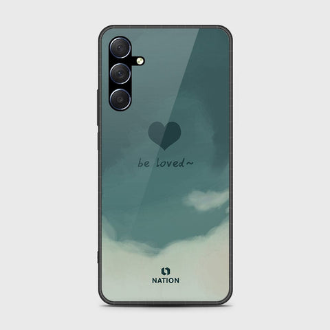 Samsung Galaxy M34 5G Cover- Onation Heart Series - HQ Ultra Shine Premium Infinity Glass Soft Silicon Borders Case