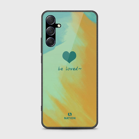 Samsung Galaxy M34 5G Cover- Onation Heart Series - HQ Ultra Shine Premium Infinity Glass Soft Silicon Borders Case