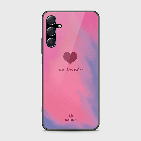 Samsung Galaxy M34 5G Cover- Onation Heart Series - HQ Ultra Shine Premium Infinity Glass Soft Silicon Borders Case