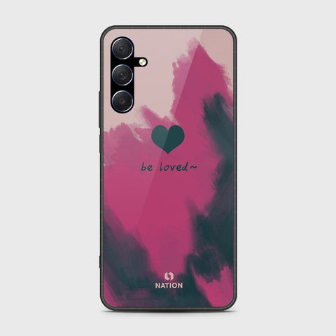 Samsung Galaxy M34 5G Cover- Onation Heart Series - HQ Ultra Shine Premium Infinity Glass Soft Silicon Borders Case