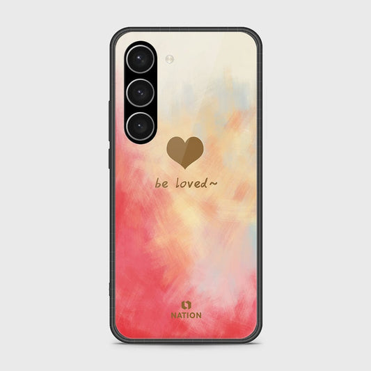 Samsung Galaxy S23 Plus 5G Cover- Onation Heart Series - HQ Ultra Shine Premium Infinity Glass Soft Silicon Borders Case