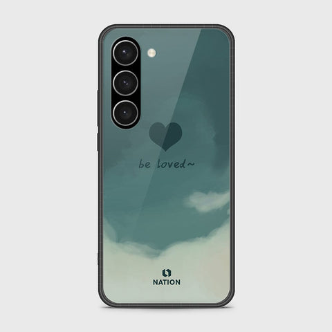 Samsung Galaxy S23 Plus 5G Cover- Onation Heart Series - HQ Ultra Shine Premium Infinity Glass Soft Silicon Borders Case