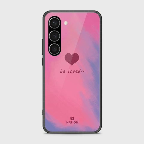 Samsung Galaxy S23 Plus 5G Cover- Onation Heart Series - HQ Ultra Shine Premium Infinity Glass Soft Silicon Borders Case
