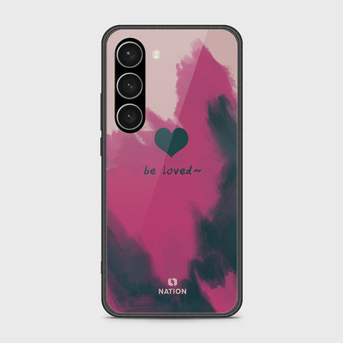 Samsung Galaxy S23 Plus 5G Cover- Onation Heart Series - HQ Ultra Shine Premium Infinity Glass Soft Silicon Borders Case