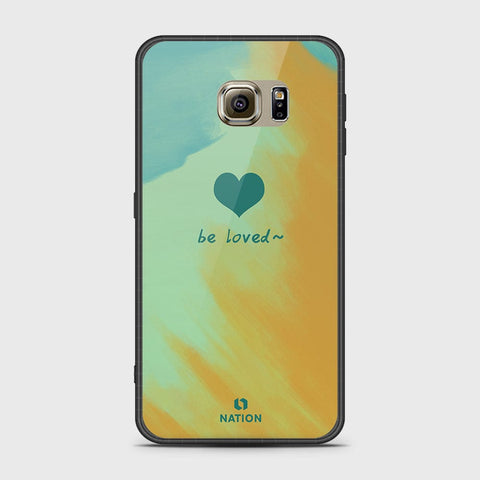 Samsung Galaxy S6 Cover- Onation Heart Series - HQ Ultra Shine Premium Infinity Glass Soft Silicon Borders Case