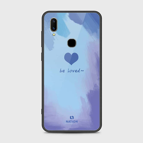 Vivo V11i Cover- Onation Heart Series - HQ Ultra Shine Premium Infinity Glass Soft Silicon Borders Case