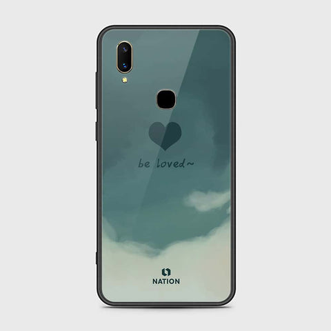 Vivo V11i Cover- Onation Heart Series - HQ Ultra Shine Premium Infinity Glass Soft Silicon Borders Case