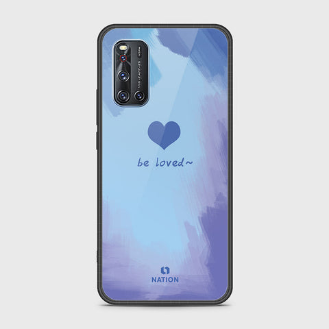 Vivo V19 Cover- Onation Heart Series - HQ Ultra Shine Premium Infinity Glass Soft Silicon Borders Case