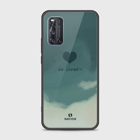 Vivo V19 Cover- Onation Heart Series - HQ Ultra Shine Premium Infinity Glass Soft Silicon Borders Case