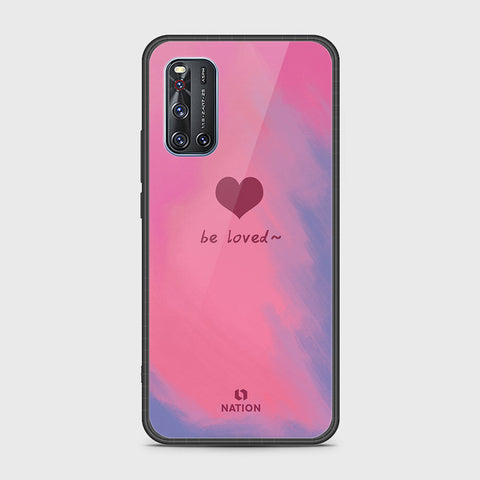 Vivo V19 Cover- Onation Heart Series - HQ Ultra Shine Premium Infinity Glass Soft Silicon Borders Case