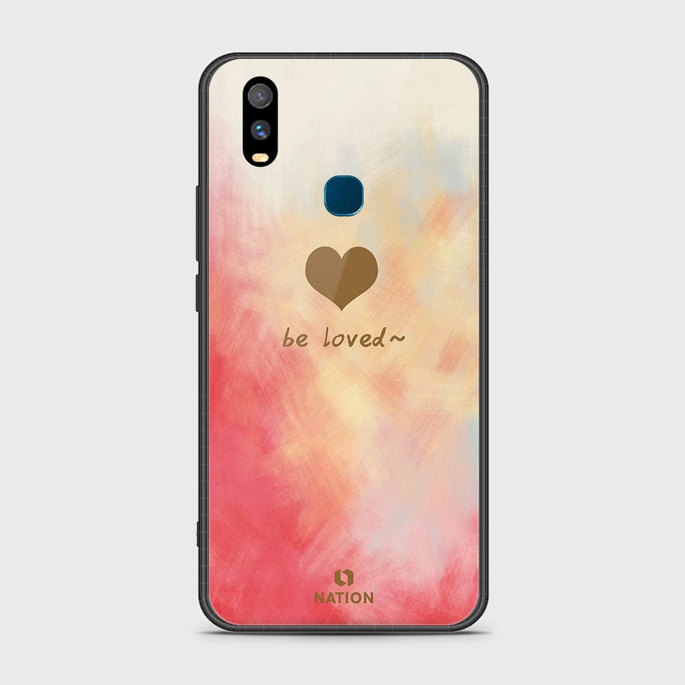 Vivo Y11 2019 Cover- Onation Heart Series - HQ Ultra Shine Premium Infinity Glass Soft Silicon Borders Case