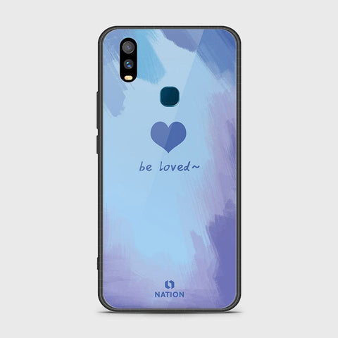 Vivo Y11 2019 Cover- Onation Heart Series - HQ Ultra Shine Premium Infinity Glass Soft Silicon Borders Case