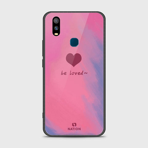 Vivo Y11 2019 Cover- Onation Heart Series - HQ Ultra Shine Premium Infinity Glass Soft Silicon Borders Case