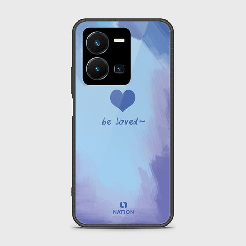 Vivo Y35 4G Cover- Onation Heart Series - HQ Ultra Shine Premium Infinity Glass Soft Silicon Borders Case