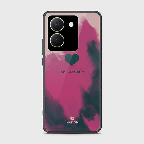 Vivo Y36 4G Cover- Onation Heart Series - HQ Ultra Shine Premium Infinity Glass Soft Silicon Borders Case