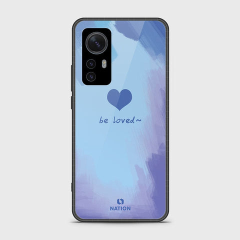 Xiaomi 12X Cover- Onation Heart Series - HQ Ultra Shine Premium Infinity Glass Soft Silicon Borders Case