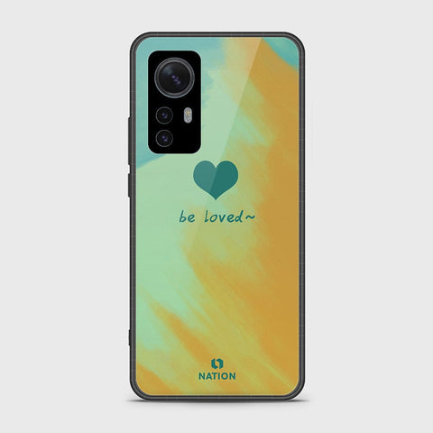 Xiaomi 12X Cover- Onation Heart Series - HQ Ultra Shine Premium Infinity Glass Soft Silicon Borders Case