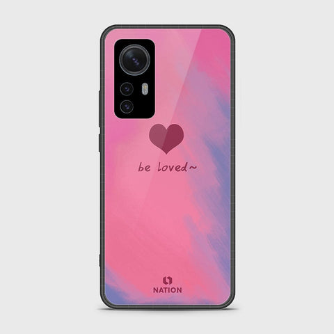 Xiaomi 12X Cover- Onation Heart Series - HQ Ultra Shine Premium Infinity Glass Soft Silicon Borders Case
