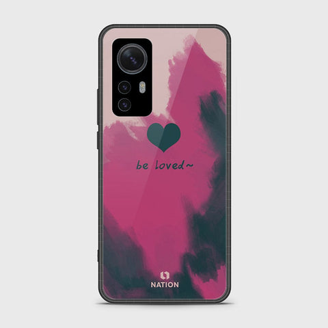 Xiaomi 12X Cover- Onation Heart Series - HQ Ultra Shine Premium Infinity Glass Soft Silicon Borders Case