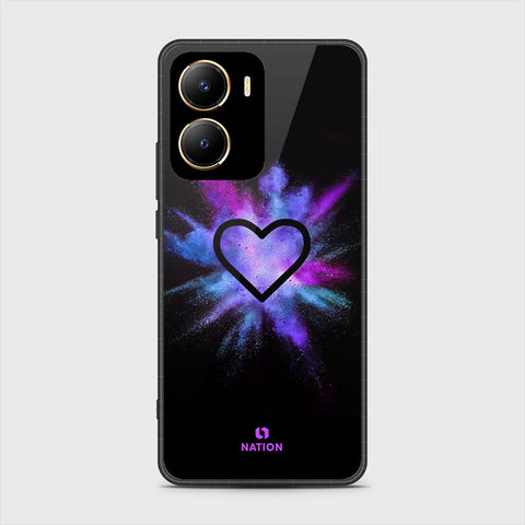 Vivo Y56 Cover- Onation Heart Series - HQ Ultra Shine Premium Infinity Glass Soft Silicon Borders Case