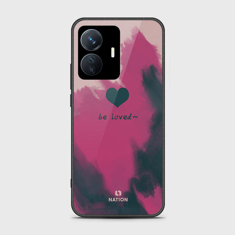 Vivo Y77e Cover- Onation Heart Series - HQ Ultra Shine Premium Infinity Glass Soft Silicon Borders Case