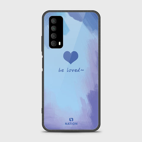 Huawei Psmart 2021 Cover- Onation Heart Series - HQ Ultra Shine Premium Infinity Glass Soft Silicon Borders Case