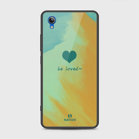 Vivo Y91C Cover - Onation Heart Series - HQ Ultra Shine Premium Infinity Glass Soft Silicon Borders Case