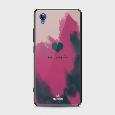 Vivo Y91C Cover - Onation Heart Series - HQ Ultra Shine Premium Infinity Glass Soft Silicon Borders Case